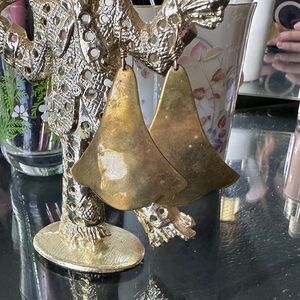 Chic Gold Dangle Earrings